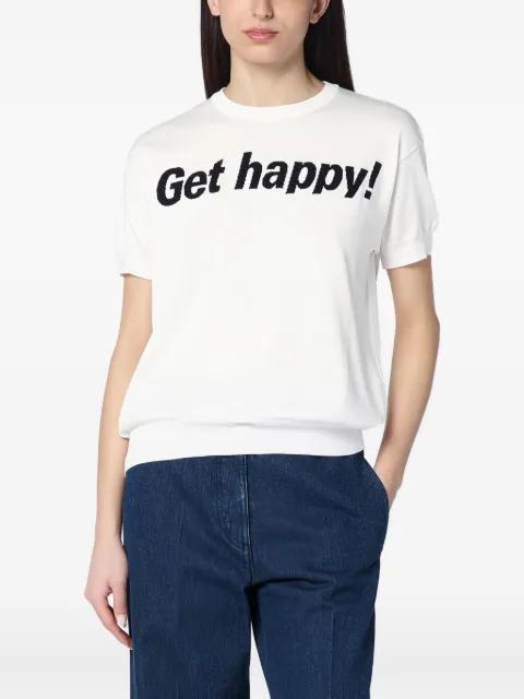 short-sleeve slogan T-shirt by MOSCHINO
