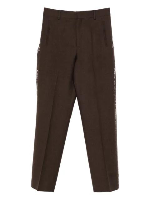 side-detail trousers by MOSCHINO