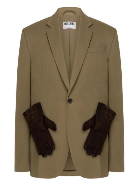 single-breasted blazer by MOSCHINO