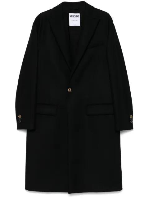 single-breasted coat by MOSCHINO