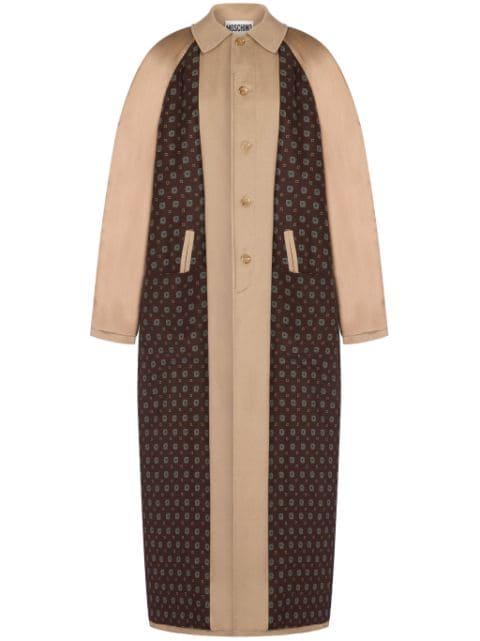 single-breasted coat by MOSCHINO