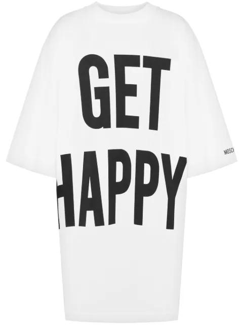 slogan-print dress by MOSCHINO