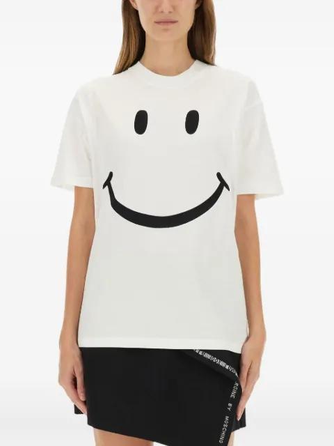 smile-print T-shirt by MOSCHINO