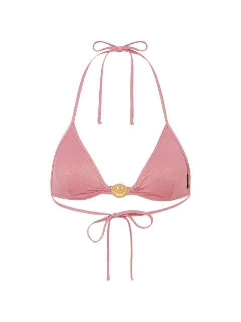 smiley-detail bikini by MOSCHINO