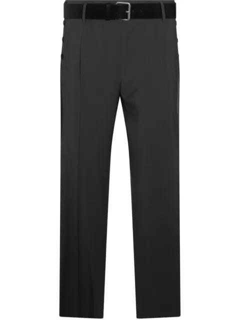 straight-leg trousers by MOSCHINO