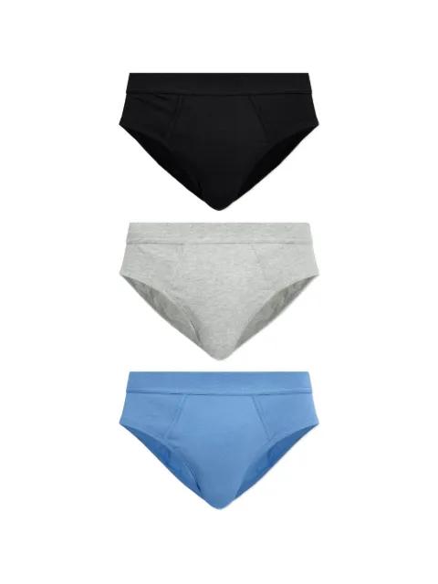 stretch-cotton briefs (set of three) by MOSCHINO