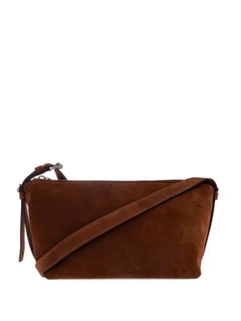 suede shoulder bag by MOSCHINO