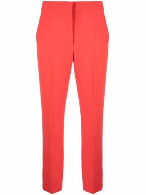 tailored cropped trousers by MOSCHINO