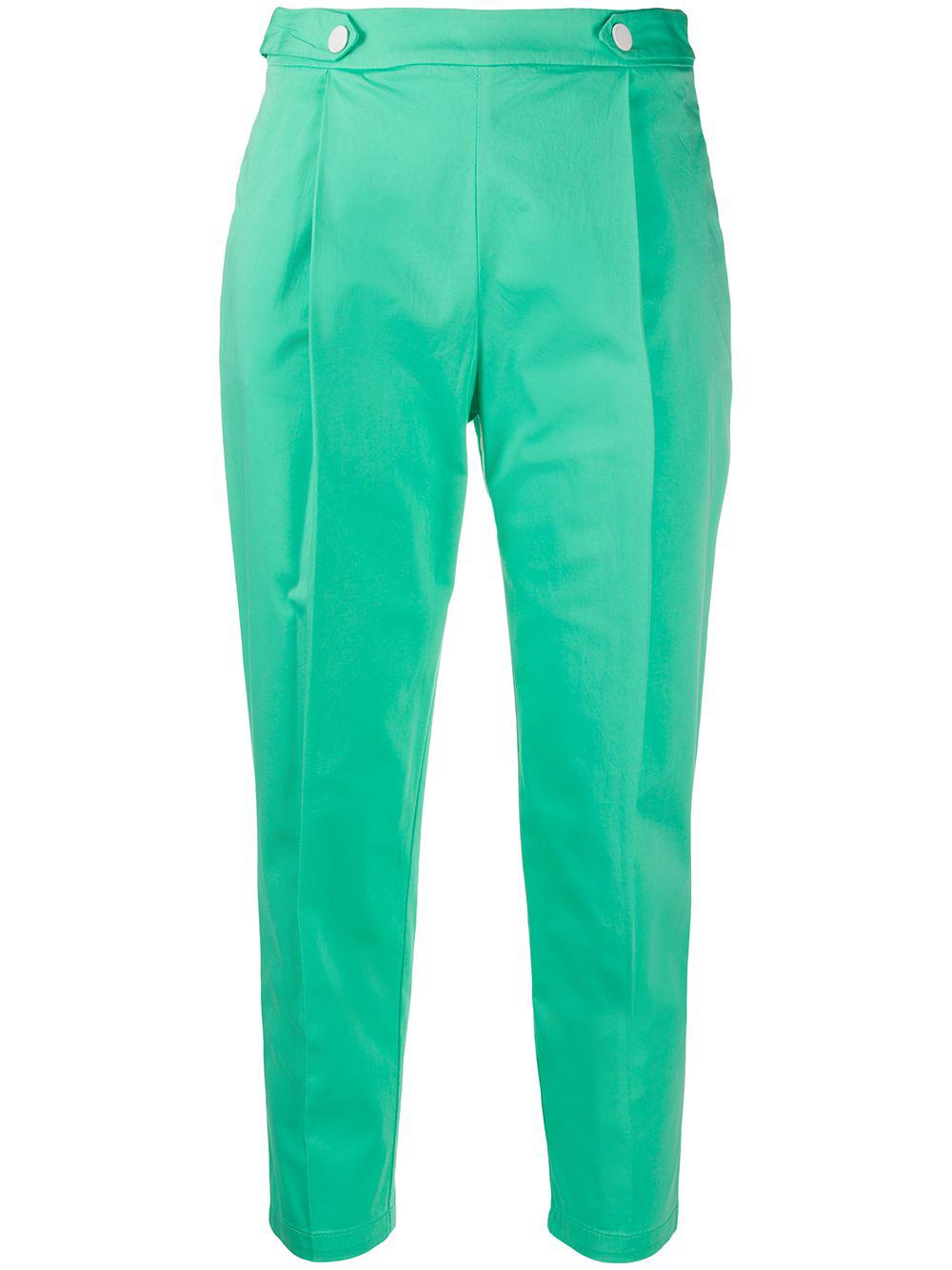 tapered cropped trousers by MOSCHINO