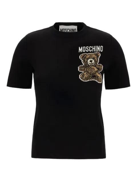 teddy-embroidered T-shirt by MOSCHINO