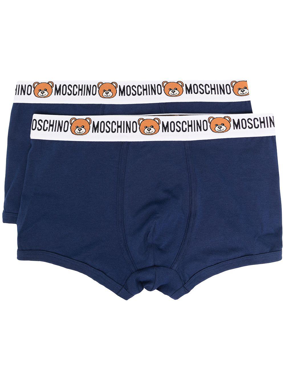 teddy logo waistband briefs by MOSCHINO
