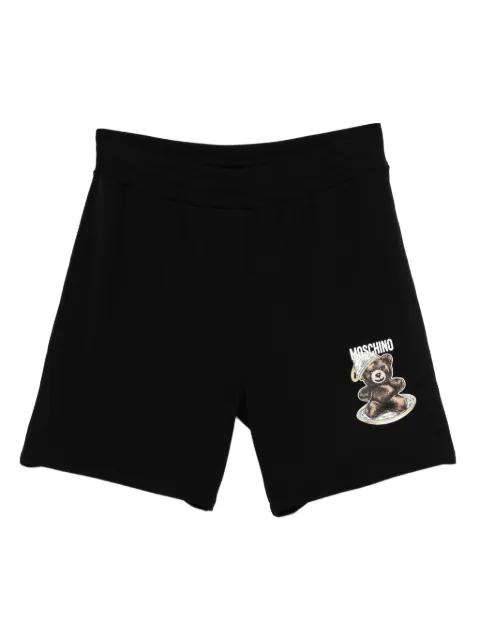 teddy-print shorts by MOSCHINO