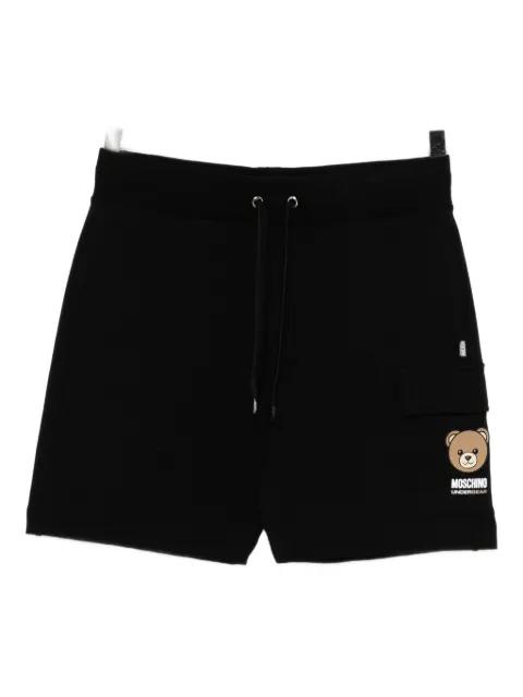 teddy-print shorts by MOSCHINO