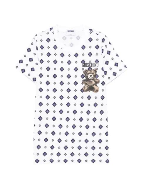 teddy-printed T-shirt by MOSCHINO