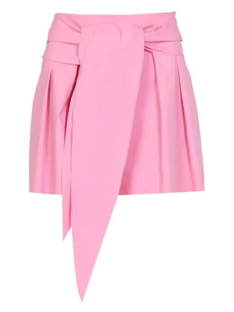 tie-waist shorts by MOSCHINO