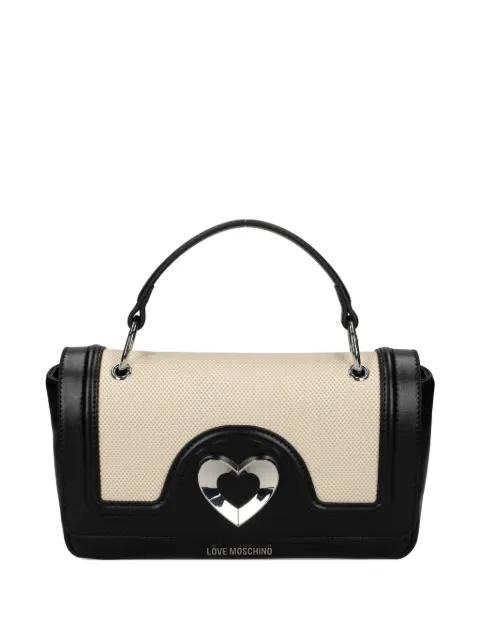 two-tone tote bag by MOSCHINO