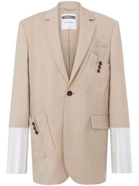 virgin wool blazer by MOSCHINO