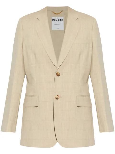 virgin-wool blazer by MOSCHINO