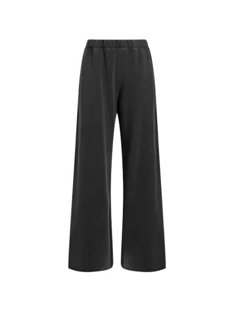 wide-leg cotton track trousers by MOSCHINO