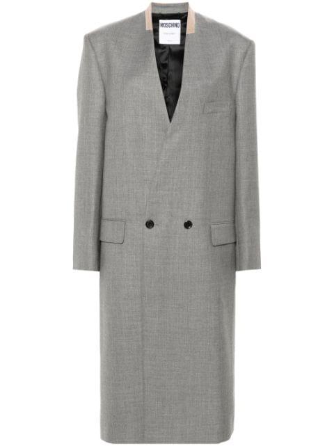 wool coat by MOSCHINO