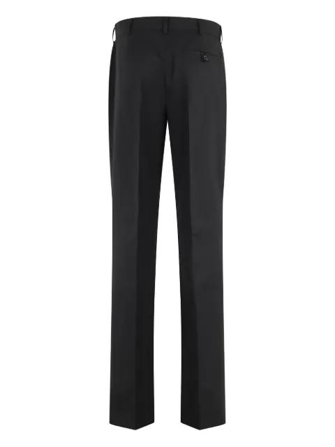 wool straight-leg trousers by MOSCHINO