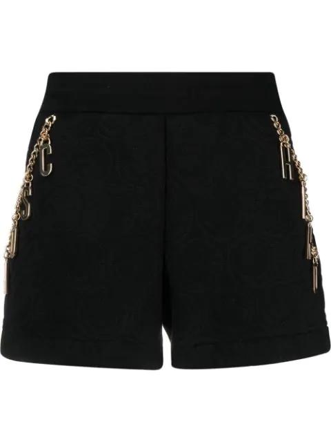 x Smiley fleece shorts by MOSCHINO