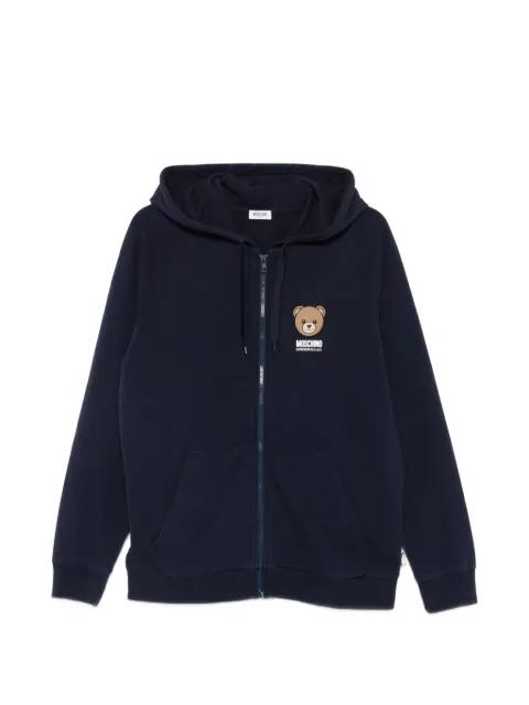 zip-up hoodie by MOSCHINO
