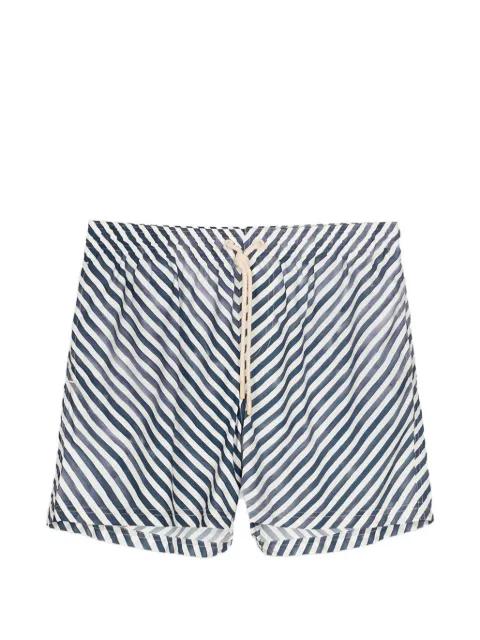 striped drawstring swim shorts by MOSSO SUN WEAR