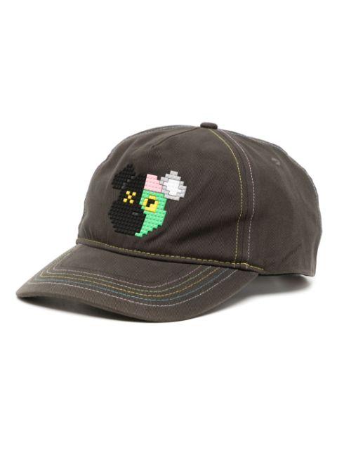 2 Face Bear cotton baseball cap by MOSTLY HEARD RARELY SEEN