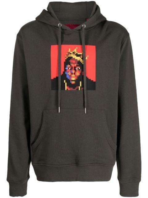 Biggie appliqué-detail hoodie by MOSTLY HEARD RARELY SEEN