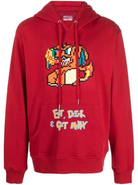 Eat, Drink, Money, Dragon cotton hoodie by MOSTLY HEARD RARELY SEEN