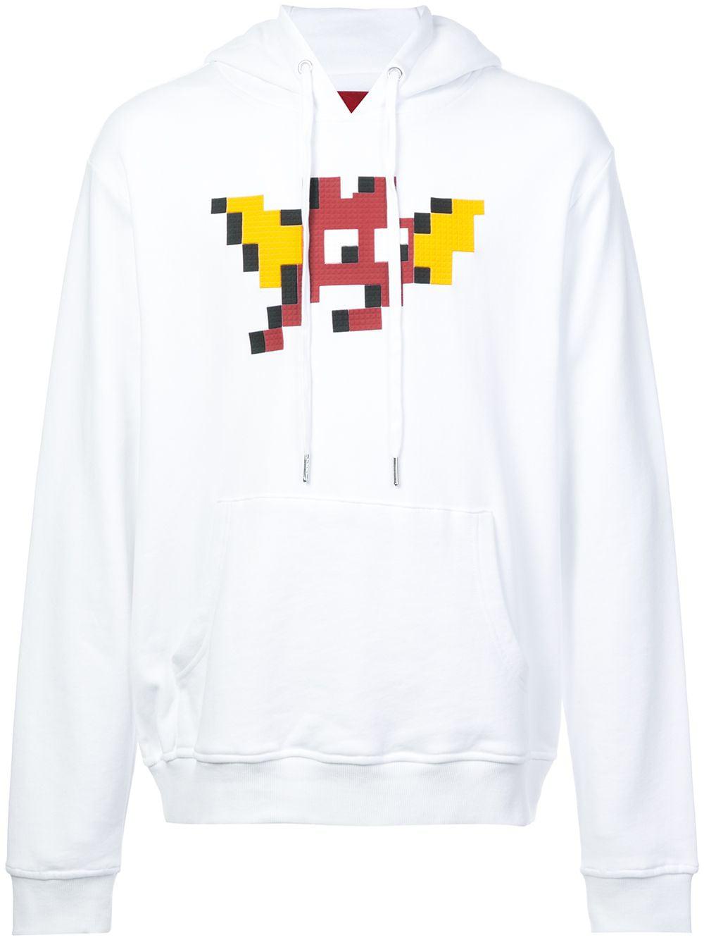 Flying Bat print hoodie by MOSTLY HEARD RARELY SEEN