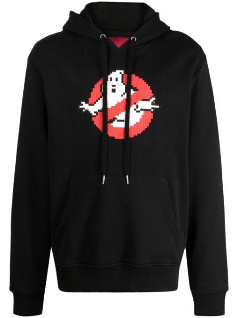 Ghost Catcher graphic-print cotton hoodie by MOSTLY HEARD RARELY SEEN