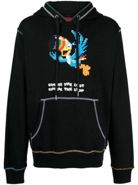 Give Me The Loop graphic-print cotton hoodie by MOSTLY HEARD RARELY SEEN