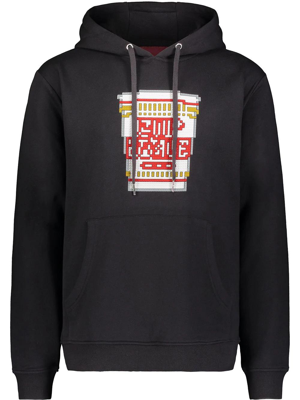 Hot Pasta print hoodie by MOSTLY HEARD RARELY SEEN