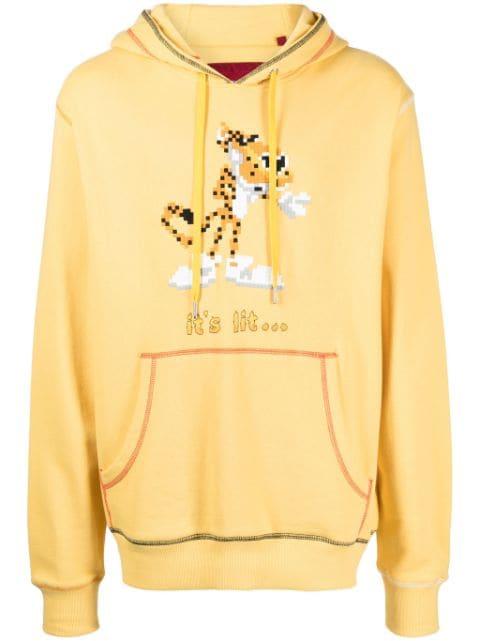 It's Lit graphic-print cotton hoodie by MOSTLY HEARD RARELY SEEN