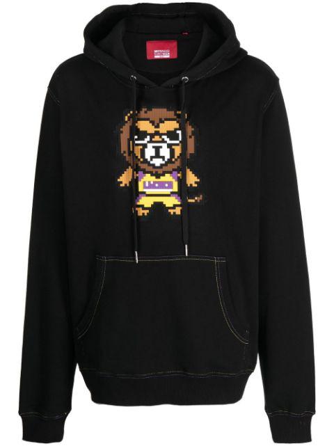 Los Angeles graphic-print hoodie by MOSTLY HEARD RARELY SEEN