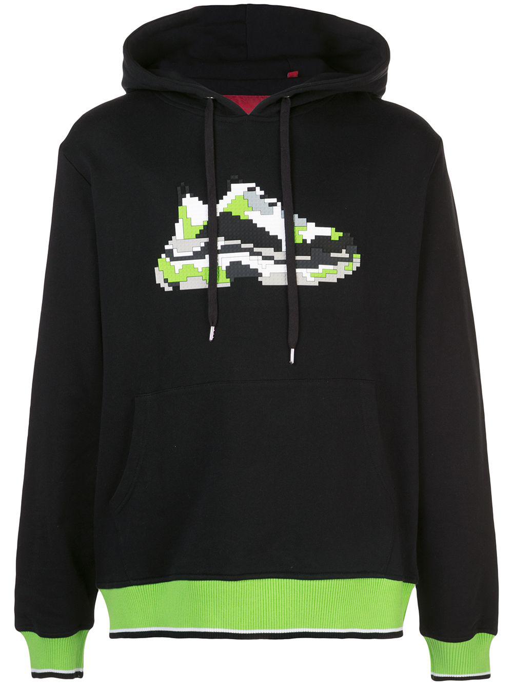 Mint Wave jersey hoodie by MOSTLY HEARD RARELY SEEN