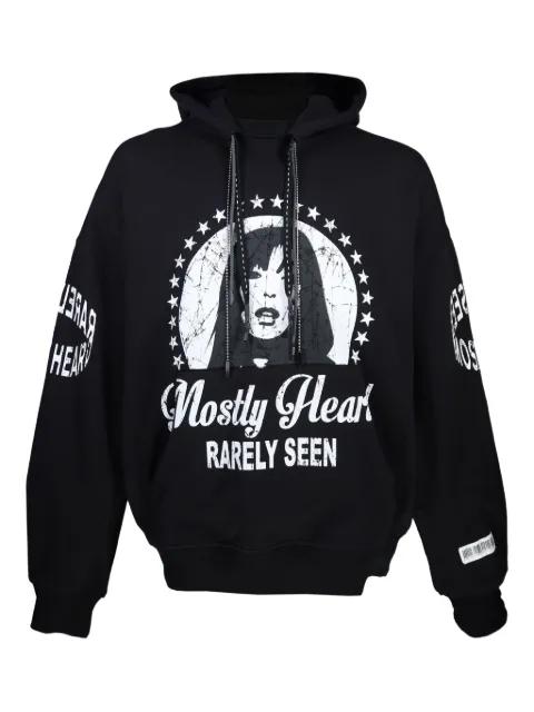 Paramount graphic-print hoodie by MOSTLY HEARD RARELY SEEN