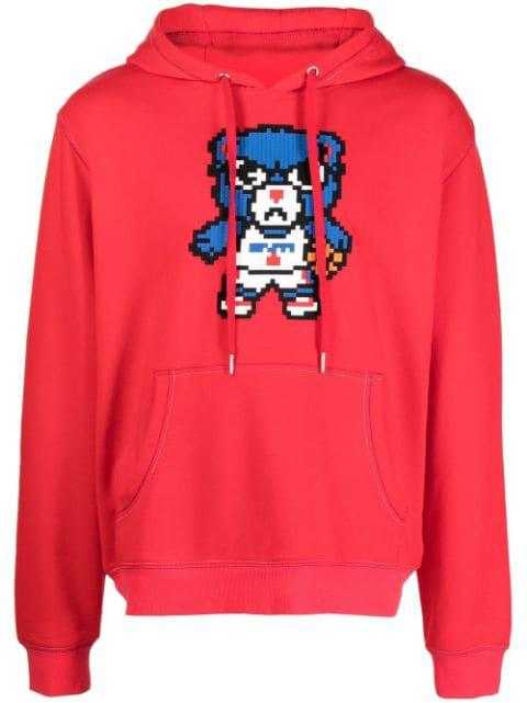 Philadelphia graphic-print hoodie by MOSTLY HEARD RARELY SEEN