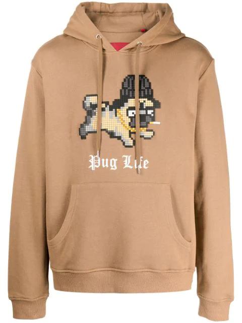 Pug Life pullover hoodie by MOSTLY HEARD RARELY SEEN
