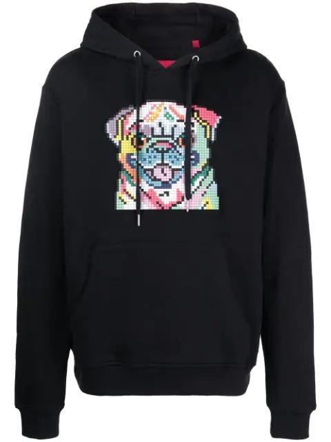 Rainbow Pug pullover hoodie by MOSTLY HEARD RARELY SEEN