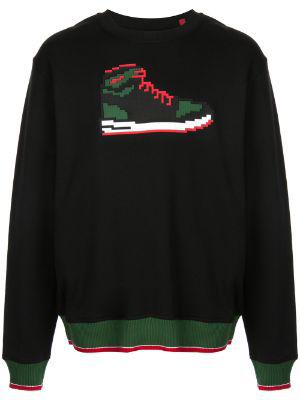 Red Sneak sweatshirt by MOSTLY HEARD RARELY SEEN