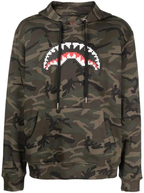 Shark Mouth camouflage hoodie by MOSTLY HEARD RARELY SEEN