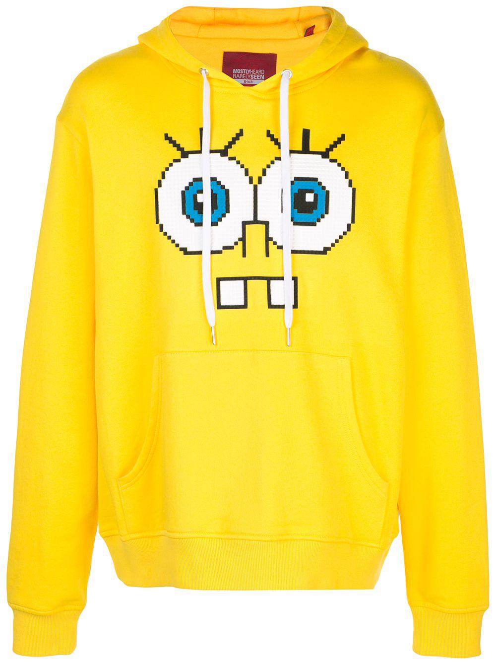 Snaggle Teeth motif hoodie by MOSTLY HEARD RARELY SEEN