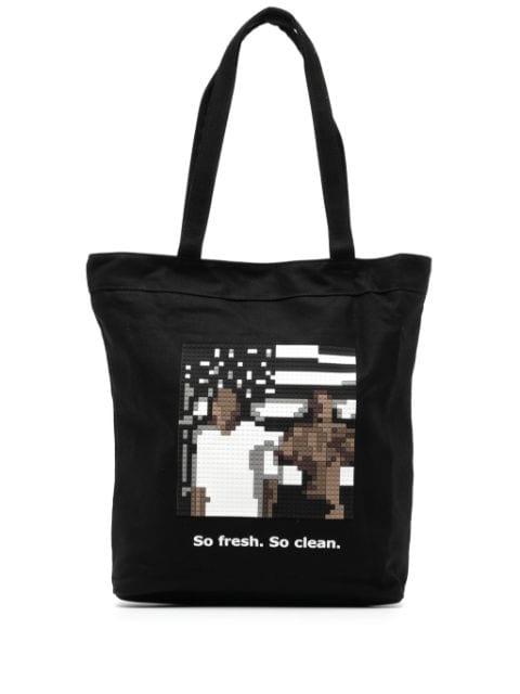 So Fresh So Clean tote bag by MOSTLY HEARD RARELY SEEN