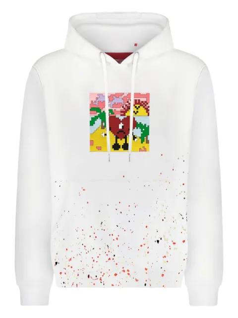 Summer Without You paint-splatter hoodie by MOSTLY HEARD RARELY SEEN