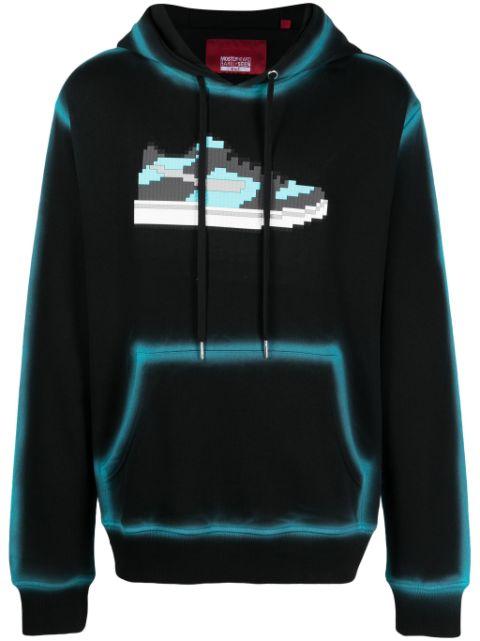 T & CO graphic-print cotton hoodie by MOSTLY HEARD RARELY SEEN