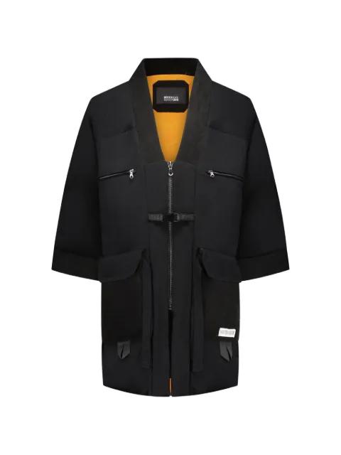 V-neck coat by MOSTLY HEARD RARELY SEEN
