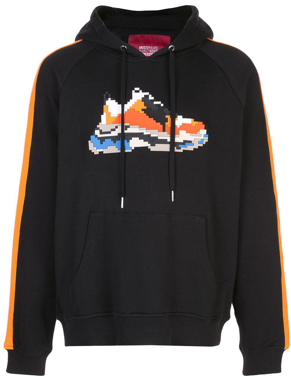 Vibrant Wave raglan hoodie by MOSTLY HEARD RARELY SEEN